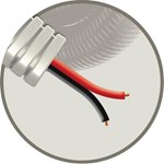 Kunststof installatiebuis, voorbedraad Snelflex 2 x 0,75 Kunststof installatiebuis, voorbedraad Snelflex 2 x 0,75